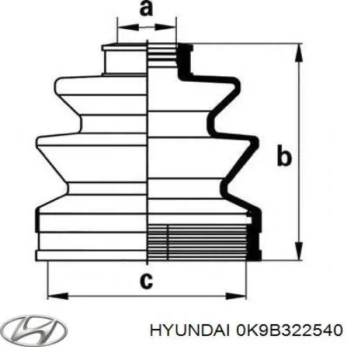 0K9B322540 Hyundai/Kia