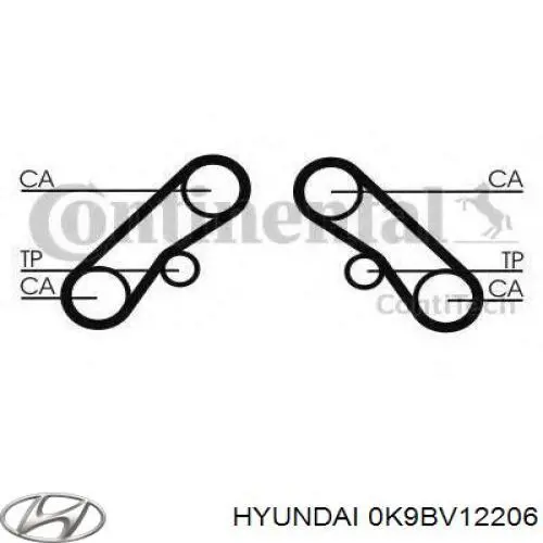 0K9BV12206 Hyundai/Kia correa distribucion