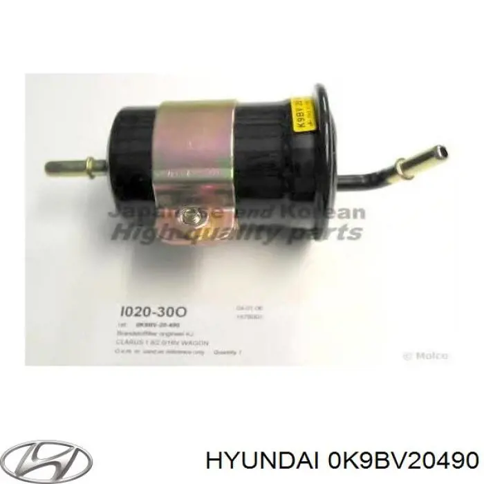 0K9BV20490 Hyundai/Kia filtro de combustible