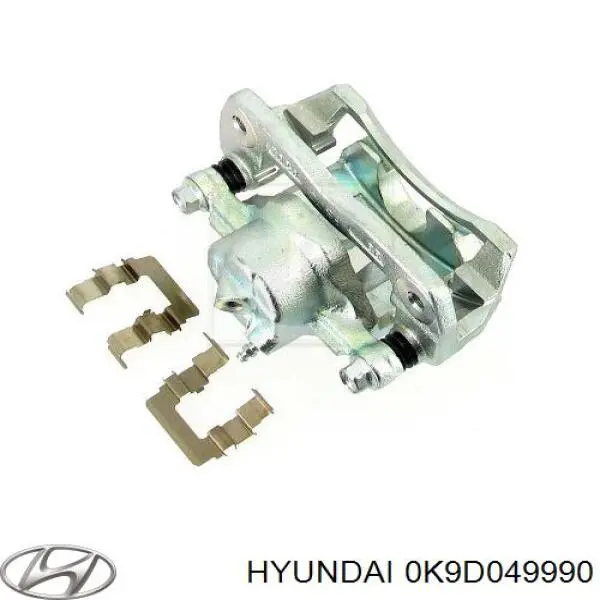 0K9D049990 Hyundai/Kia pinza de freno delantera izquierda