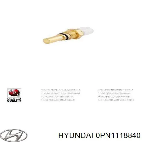 0PN1118840 Hyundai/Kia Sensor temperatura refrigerante