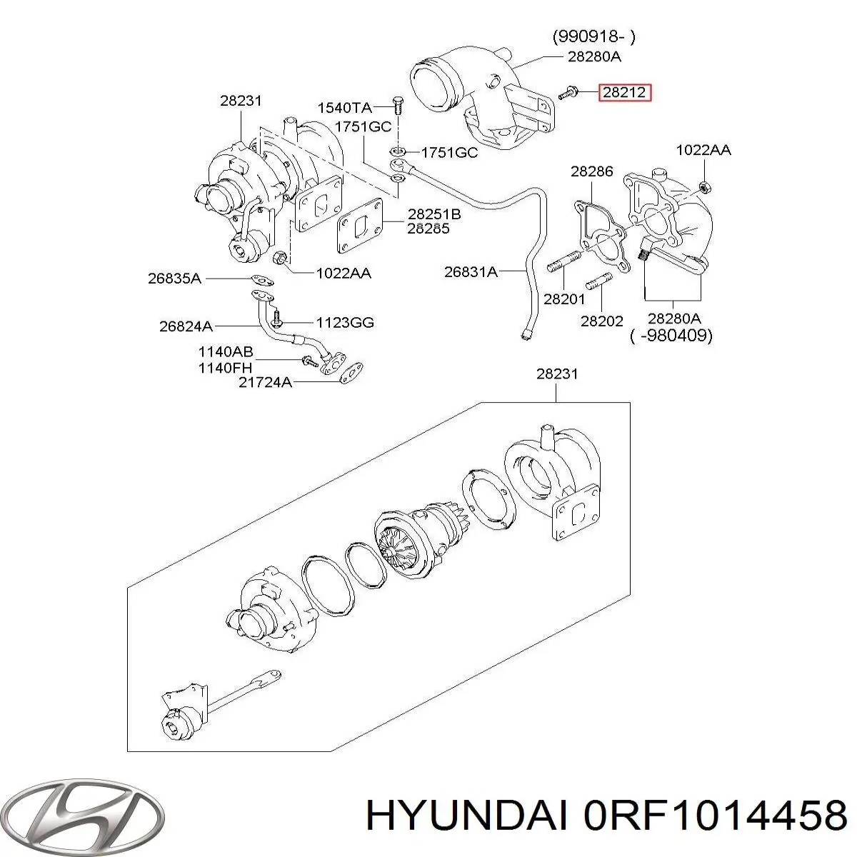 0RF1014458B Hyundai/Kia