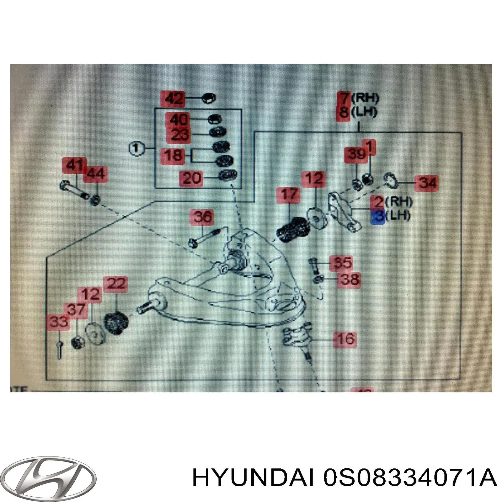 0S08334071 Hyundai/Kia