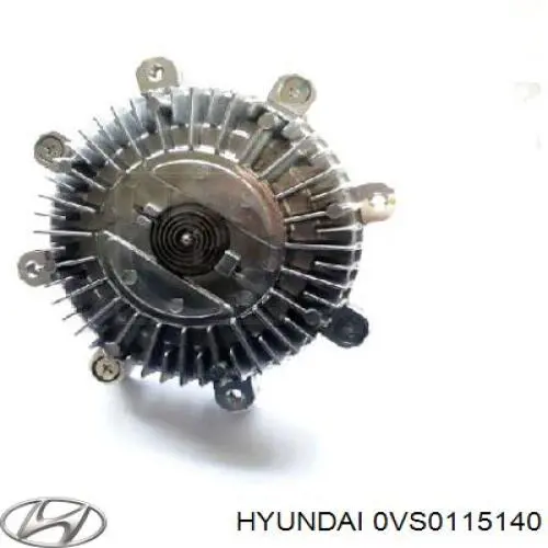 0VS0115140 Hyundai/Kia rodete ventilador, refrigeración de motor