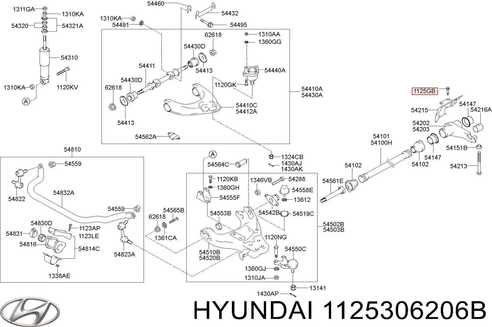 Comprar 1125306206B Hyundai/Kia 