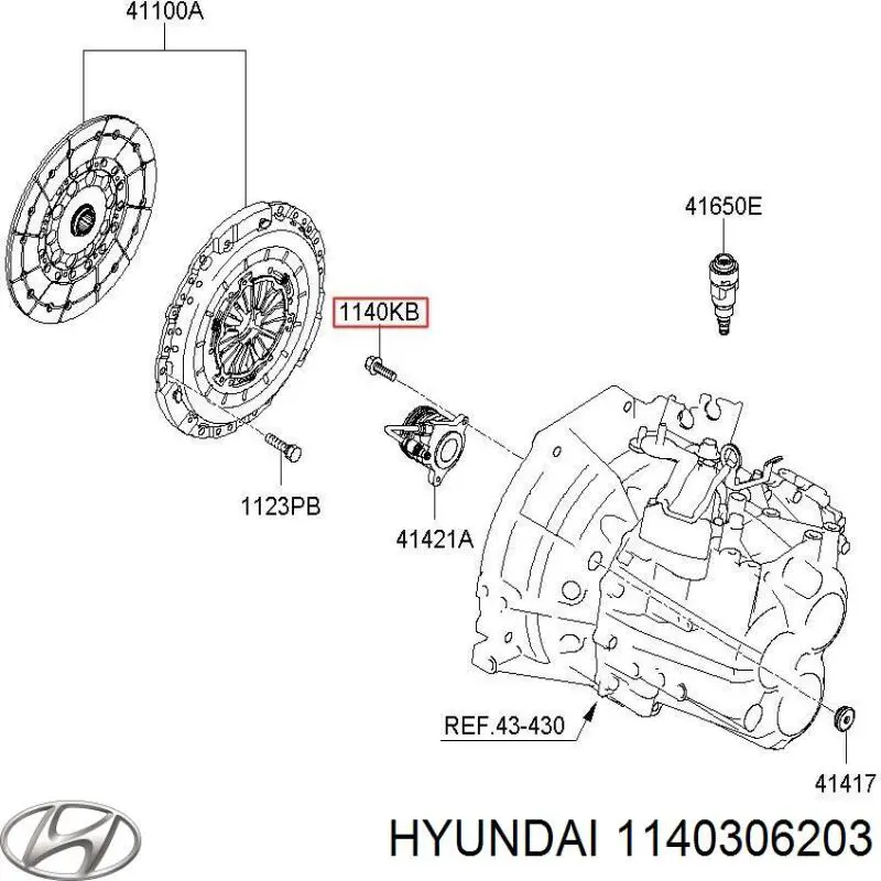  Hyundai/Kia 1140306203 precio, desde  EUR