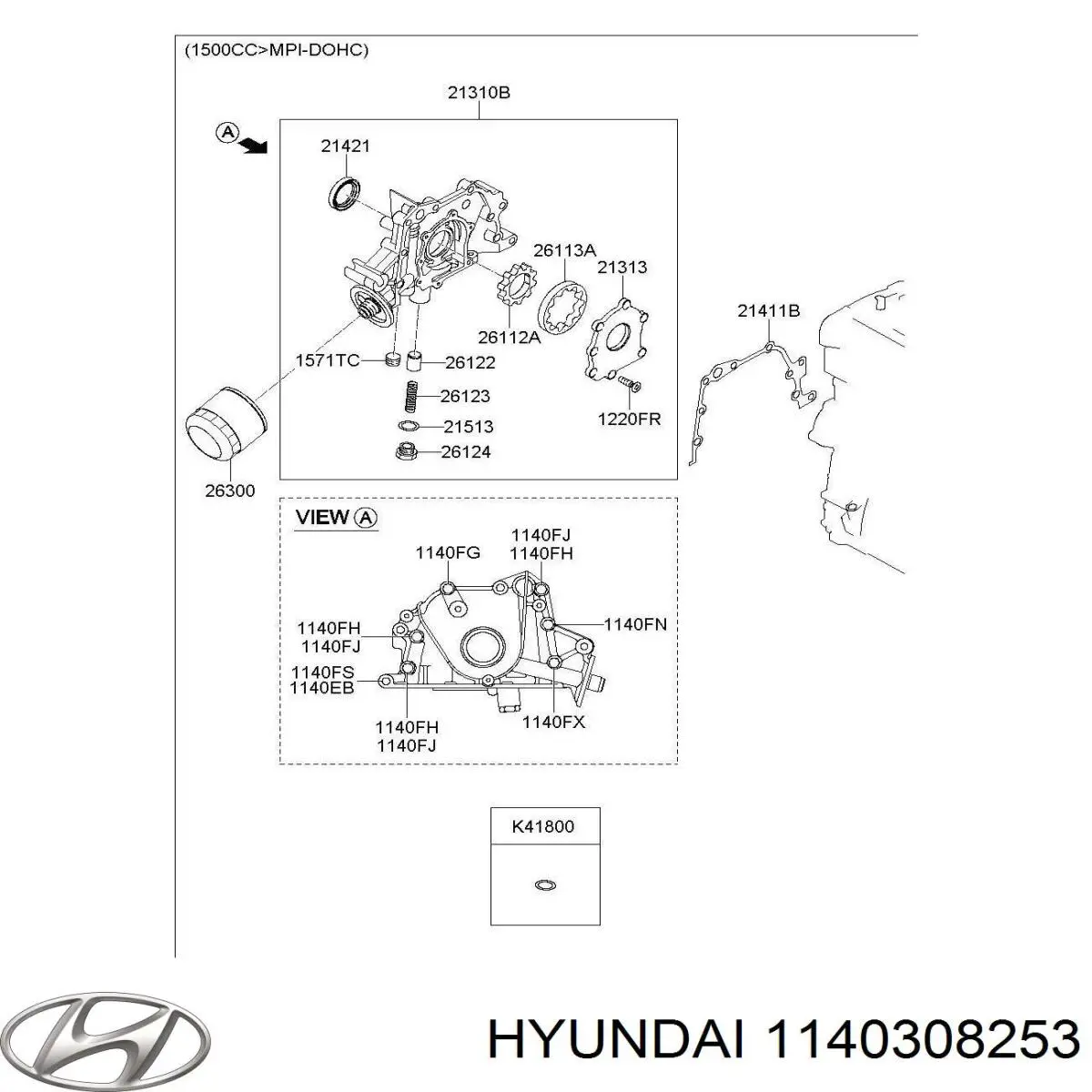 Comprar 1140308253 Hyundai/Kia 