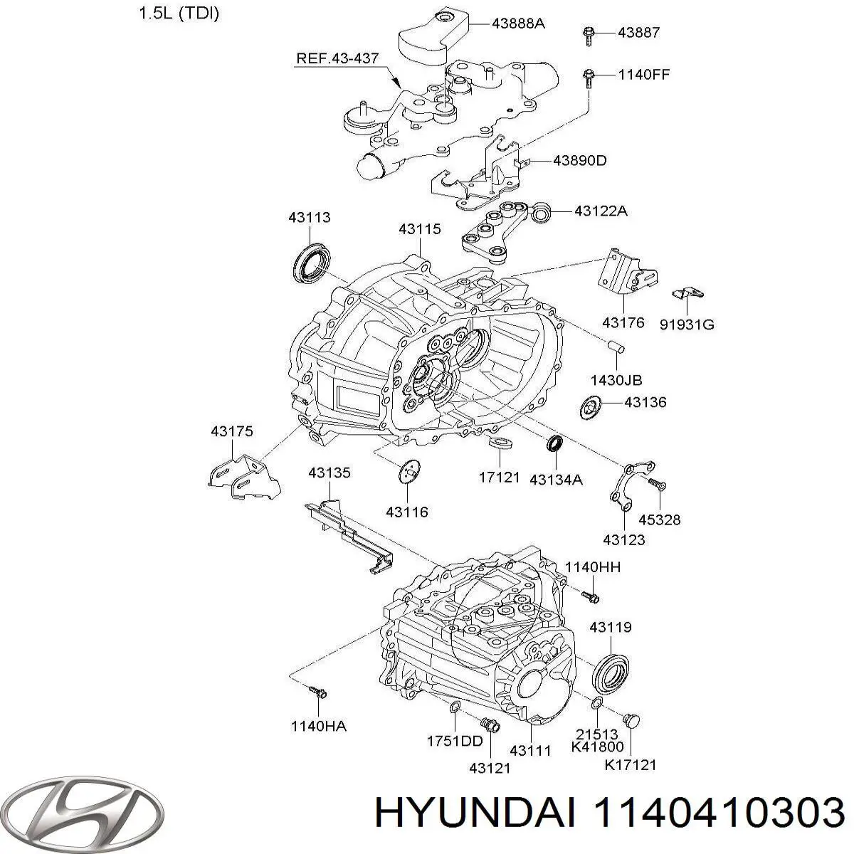 1140410301 Hyundai/Kia