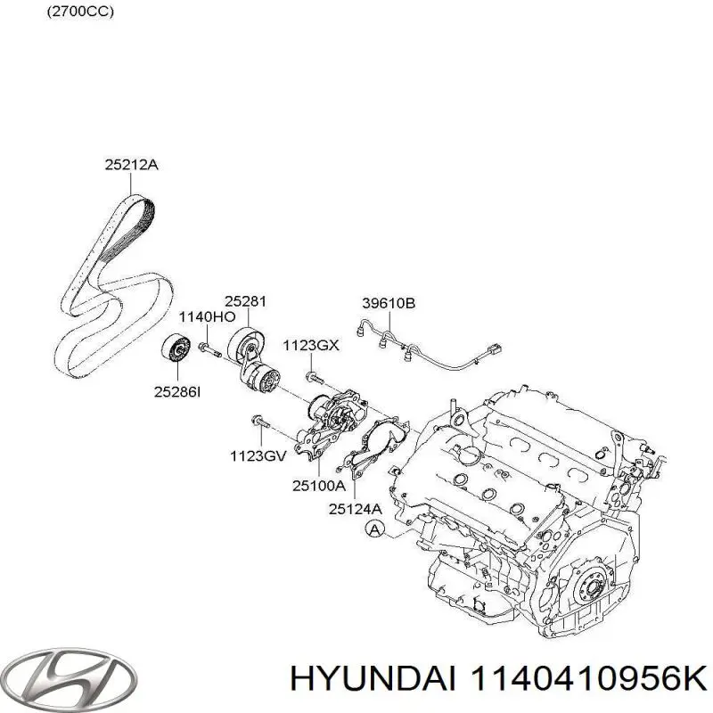 1140410956K Hyundai/Kia