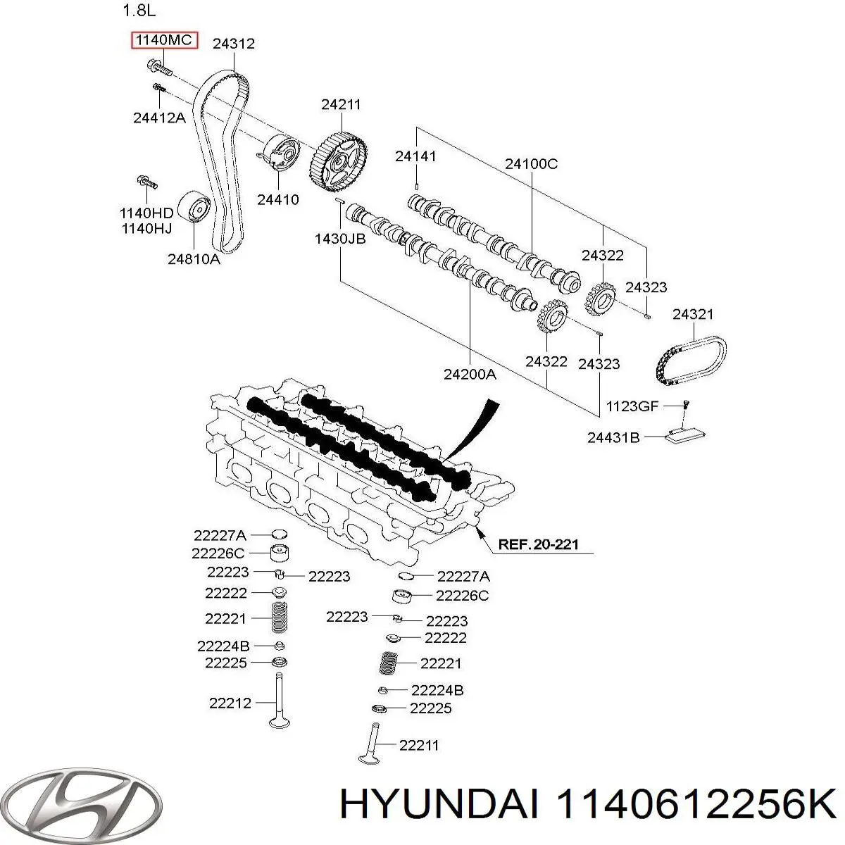 1140612256K Hyundai/Kia