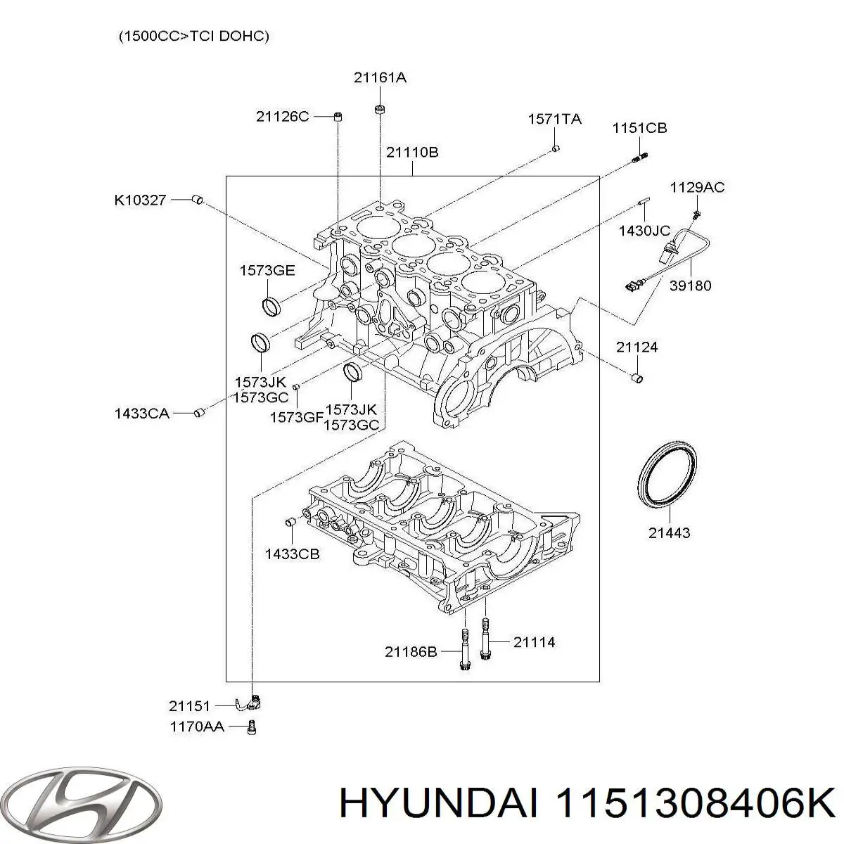  Hyundai/Kia 1151308406K precio, desde  