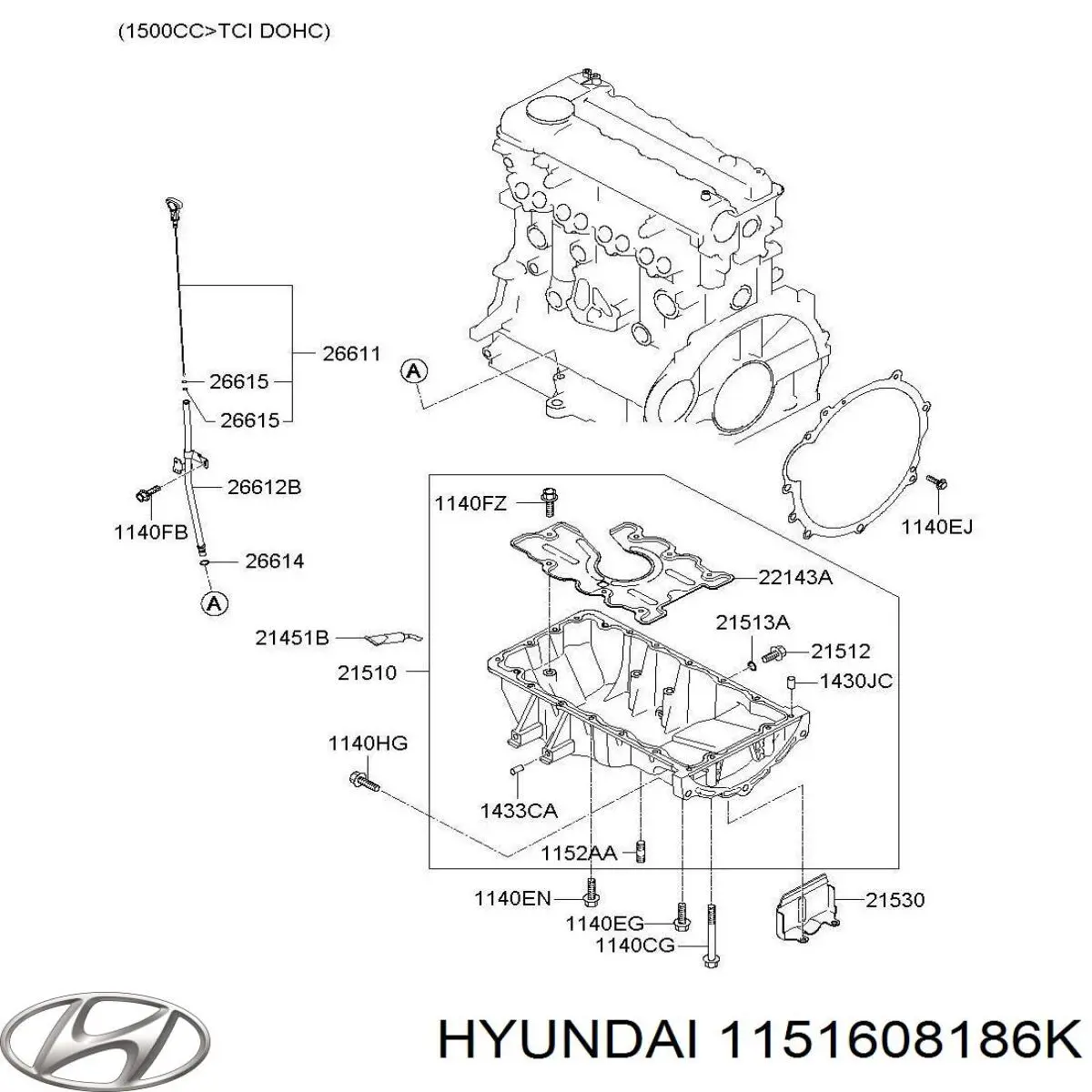 1151308186K Hyundai/Kia