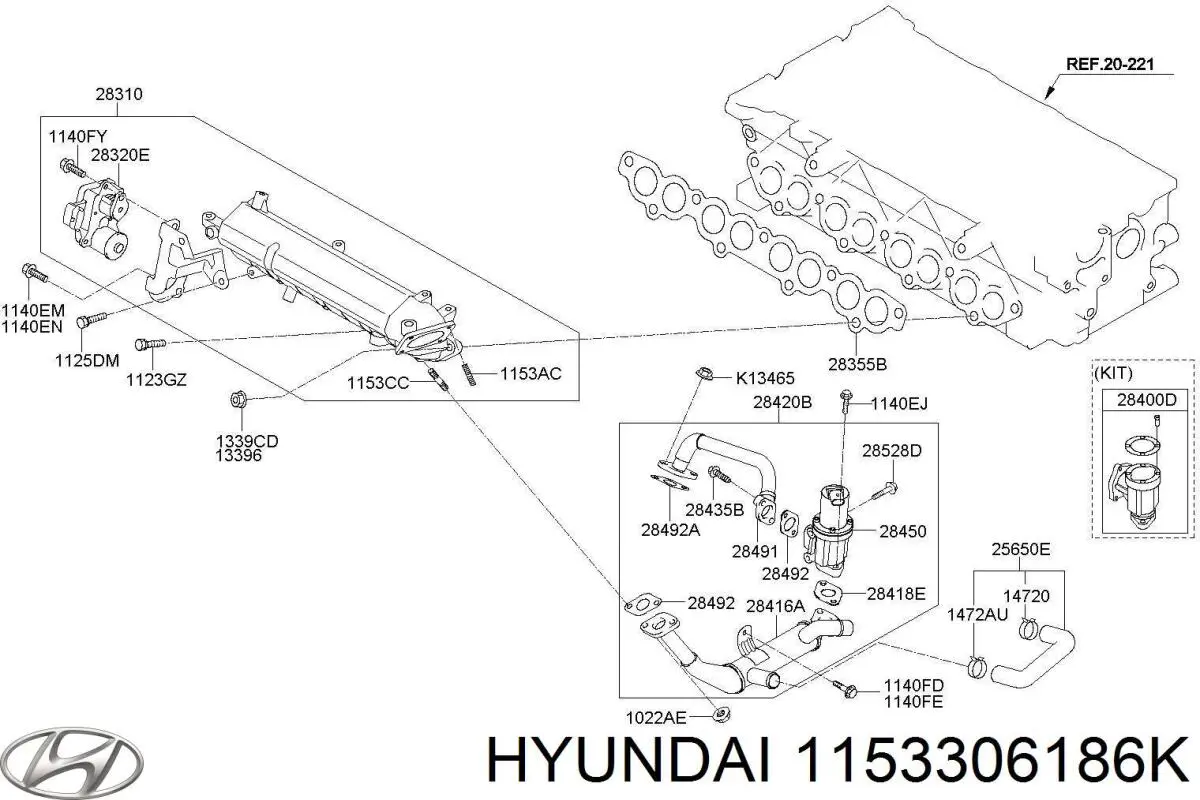  Hyundai/Kia 1153306185 precio, desde  