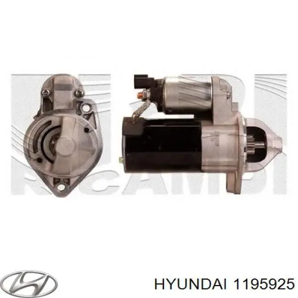 Burro de arranque  Hyundai/Kia 1195925 precio, desde 69,42 EUR