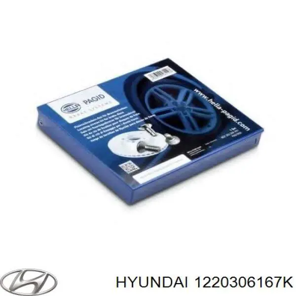 1220306167K Hyundai/Kia tornillo (tuerca de sujeción)