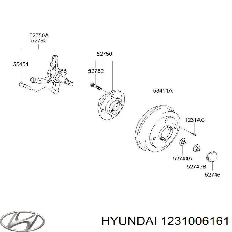 Comprar 1231006161 Hyundai/Kia 