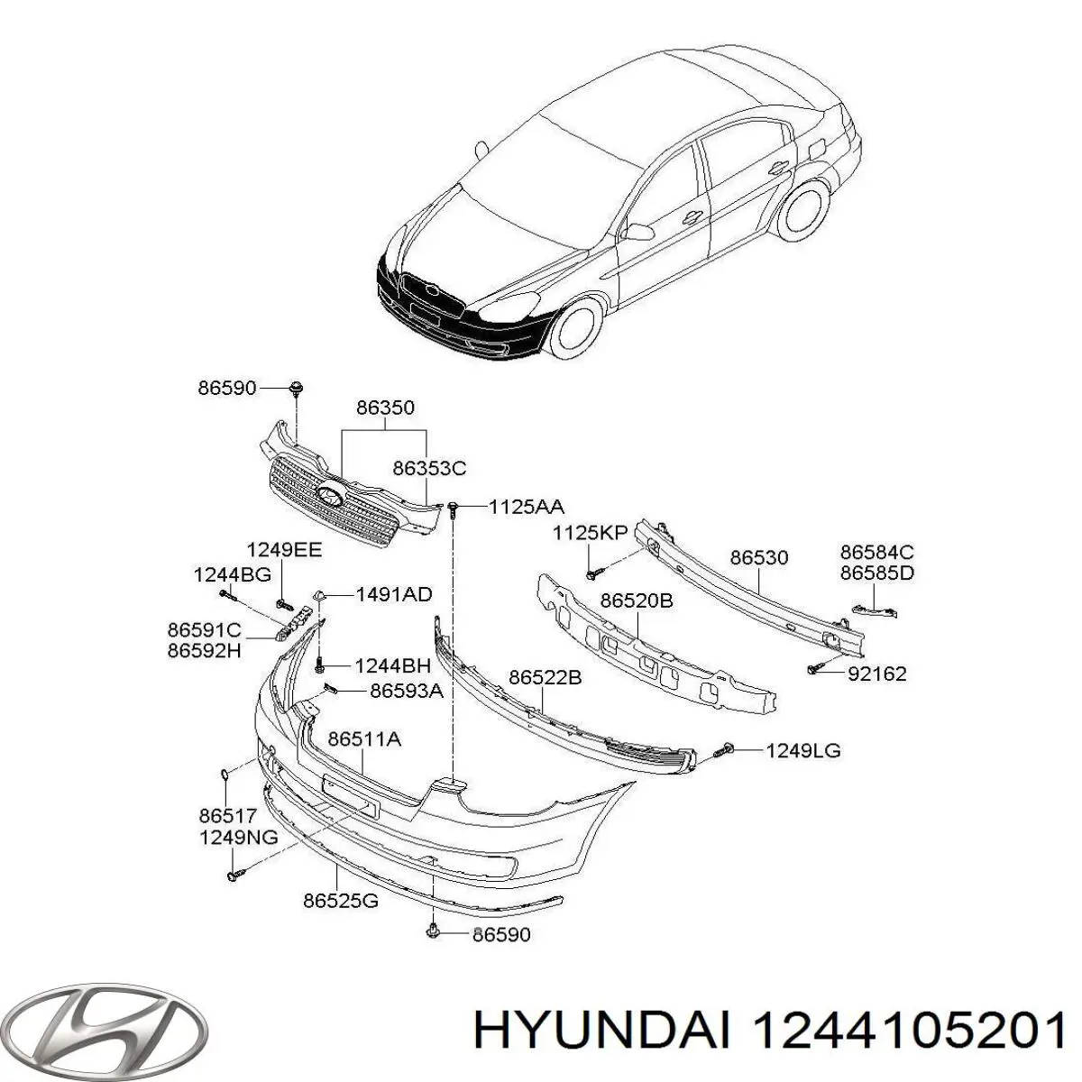 1244105201 Hyundai/Kia