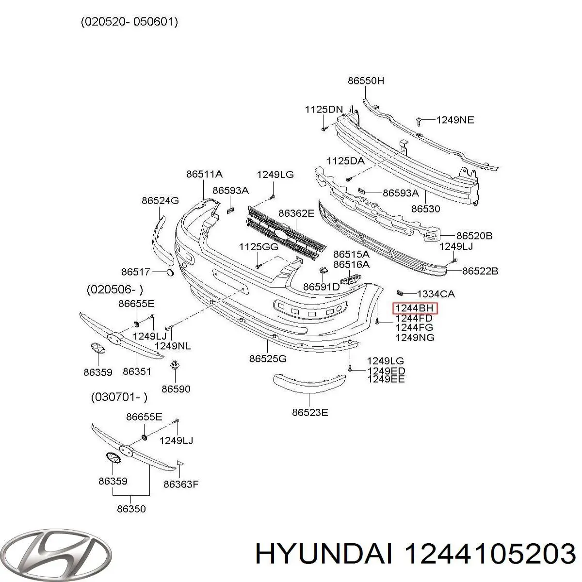  Hyundai/Kia 1244105203 precio, desde  