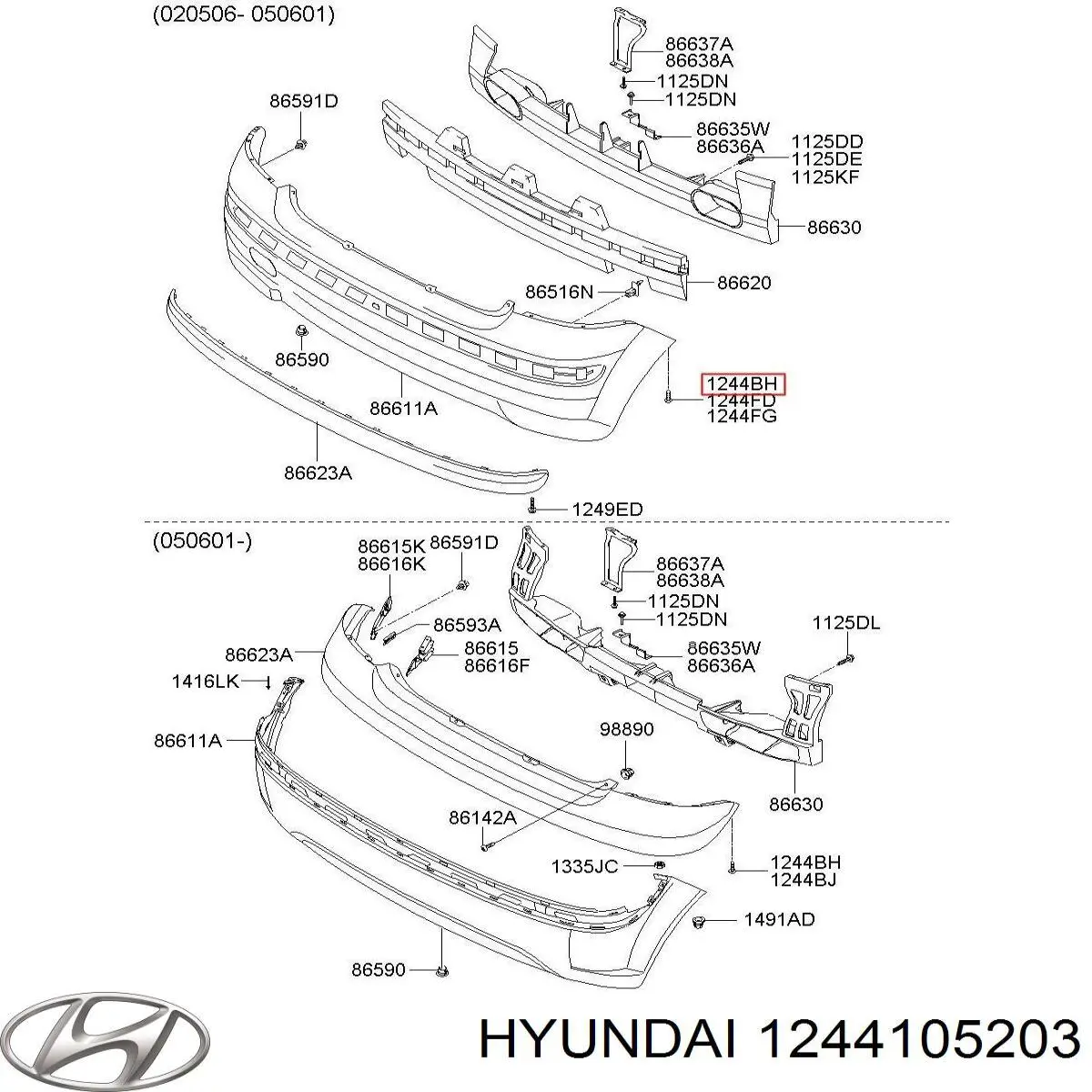 1244105203 Hyundai/Kia 