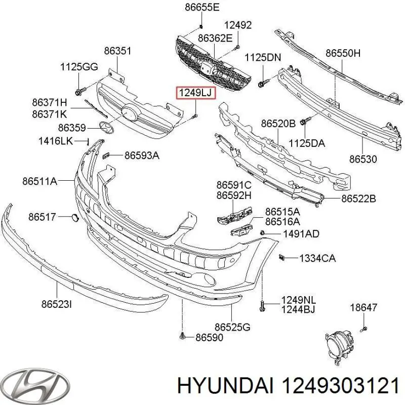 1249303121 Hyundai/Kia 