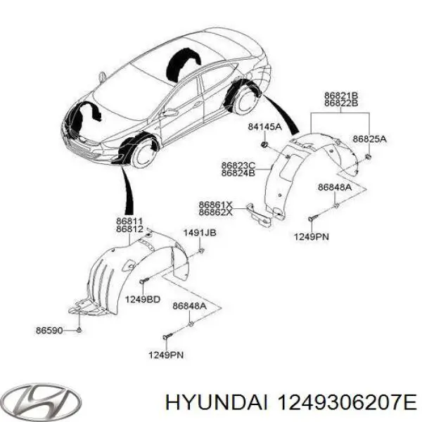 1249306207E Hyundai/Kia