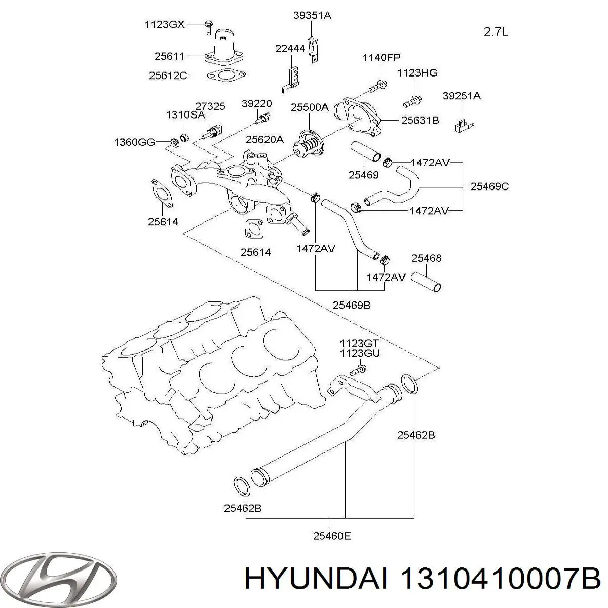  Hyundai/Kia 1310410003 precio, desde  