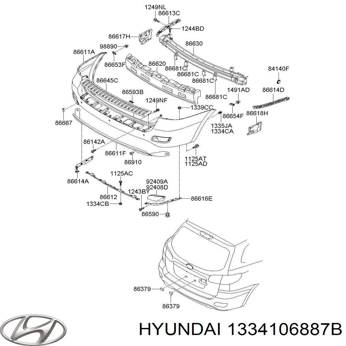  Hyundai/Kia 1334106887B precio, desde 5,19 EUR