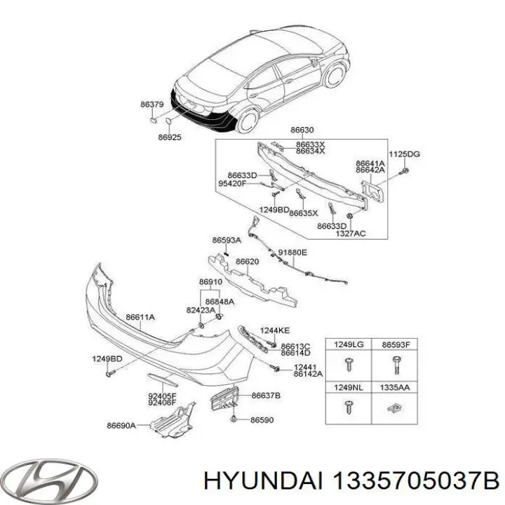  Hyundai/Kia 1335705037B precio, desde 2,91 EUR