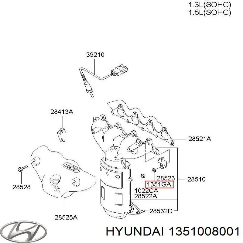 Comprar 1351008001 Hyundai/Kia 