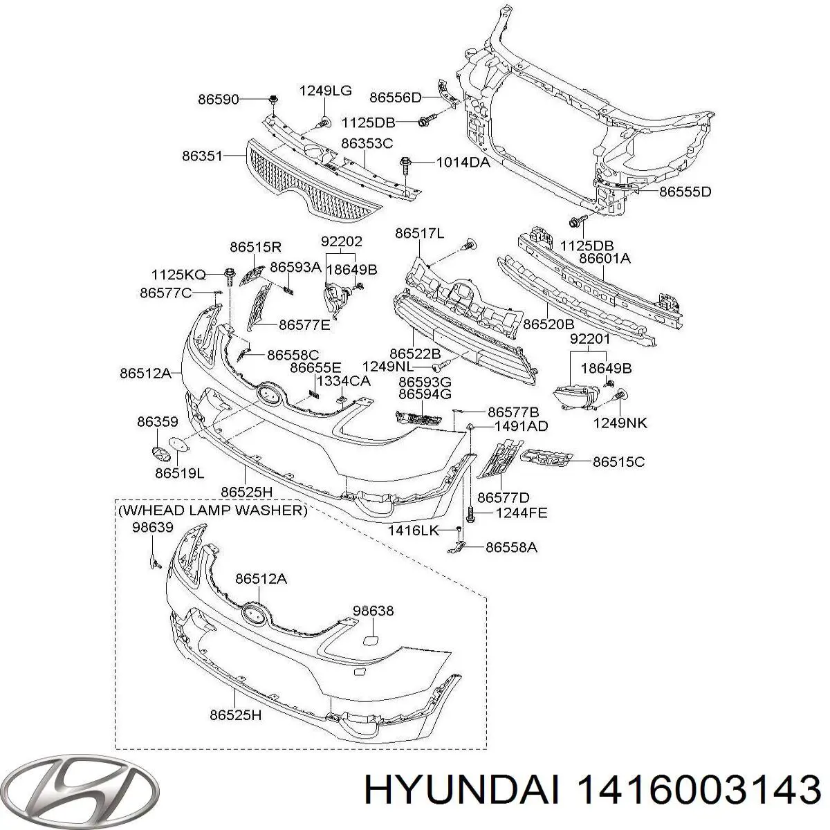  Hyundai/Kia 1416003143 precio, desde  