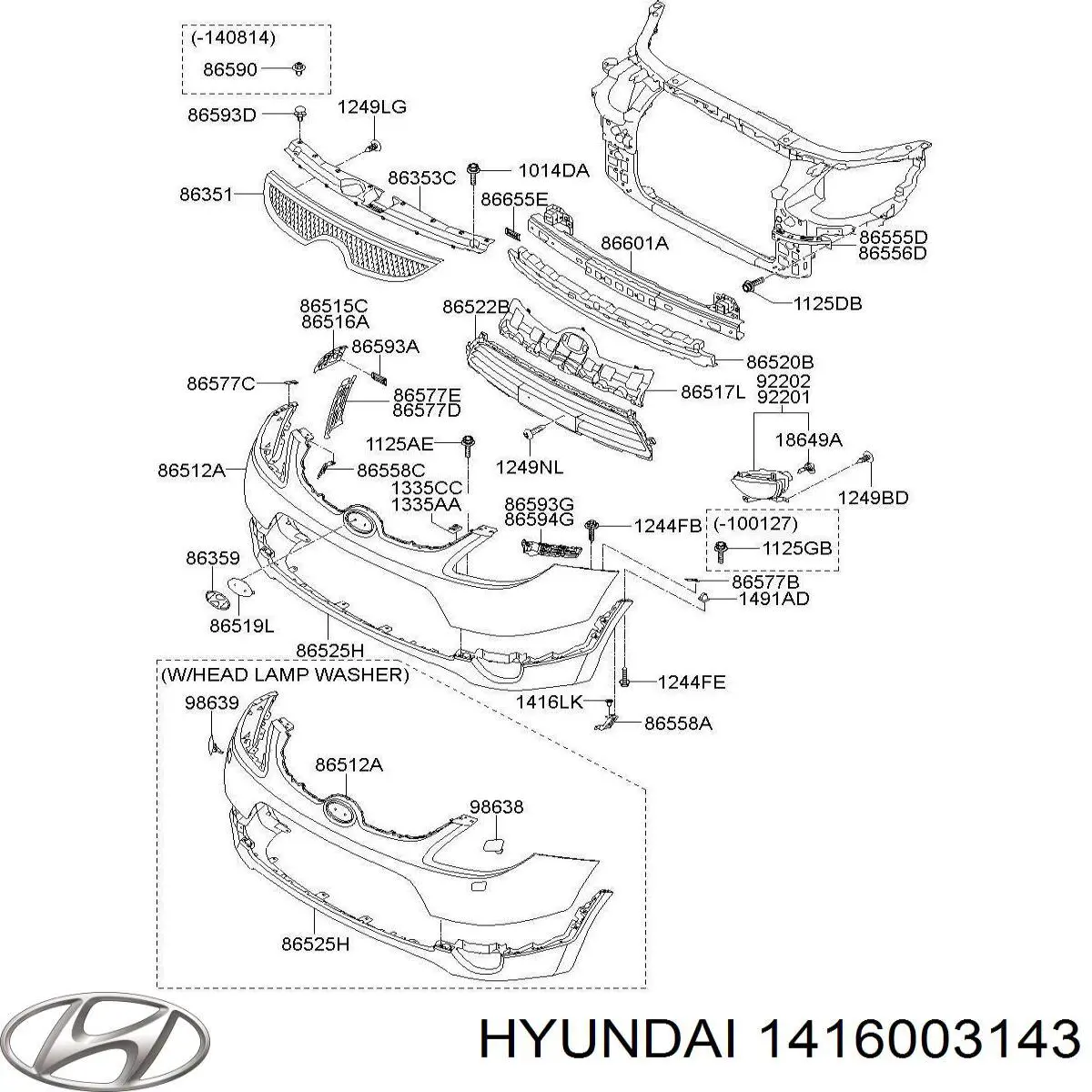 Comprar 1416003143 Hyundai/Kia 