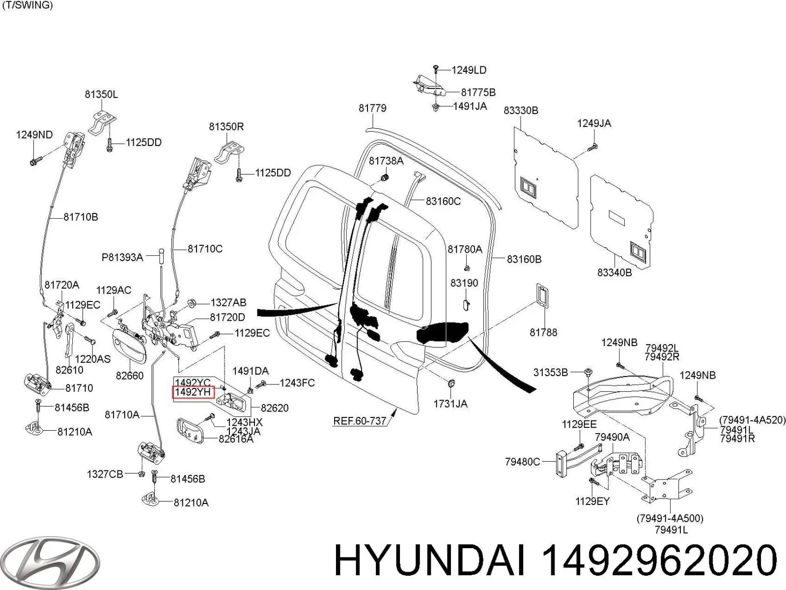 Puertas traseras Hyundai Sonata III sedán (1993 - 1998) precio, desde 6,67 EUR