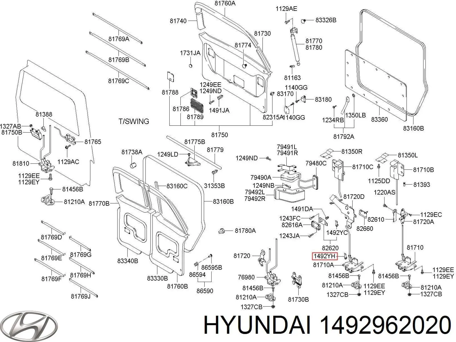 Comprar Puerta trasera Hyundai Sonata III 
