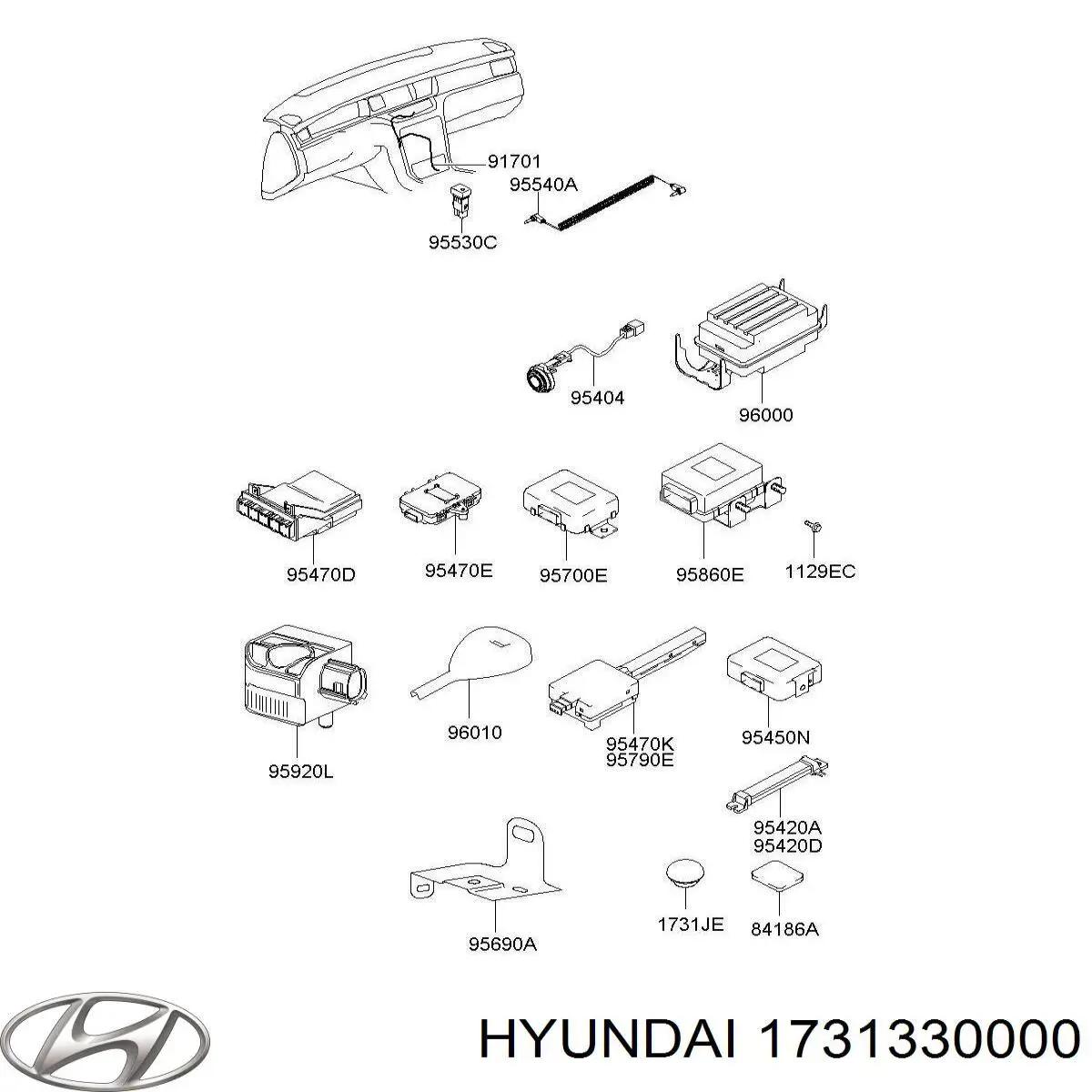 Tapa de motor Hyundai/Kia 1731330000 precio, desde  