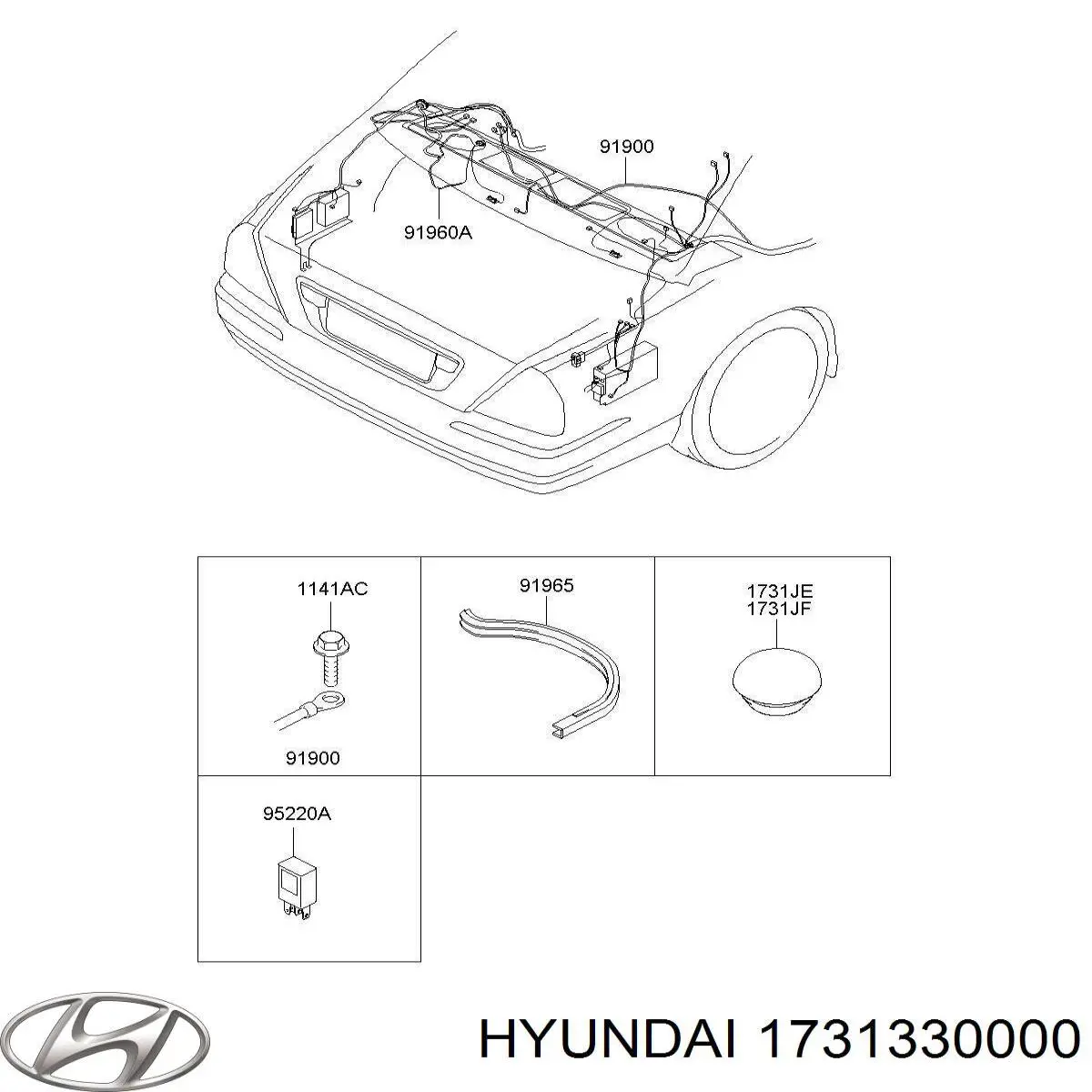 Comprar 1731330000 Hyundai/Kia Cubierta del motor