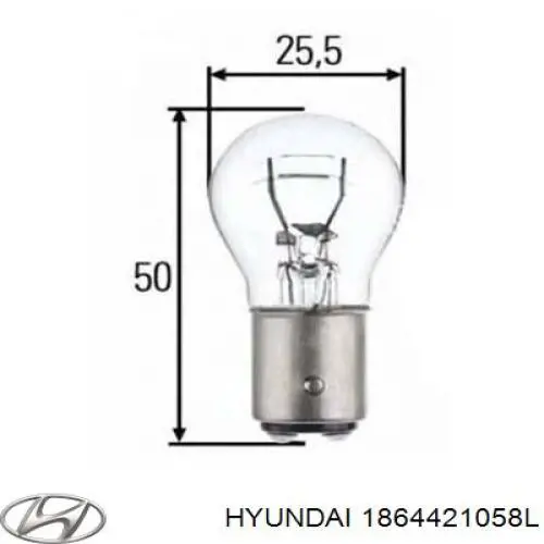1864421058L Hyundai/Kia bombilla