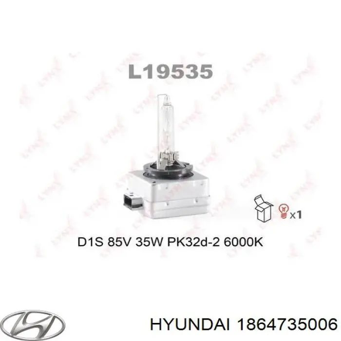 Comprar 1864735006 Hyundai/Kia Bombilla de xenón