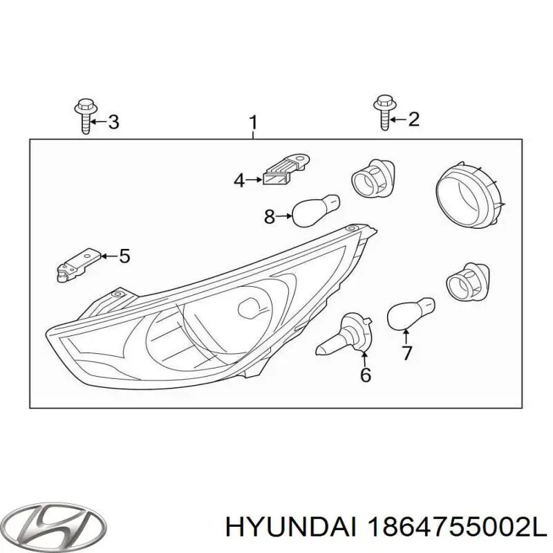 1864755002L Hyundai/Kia