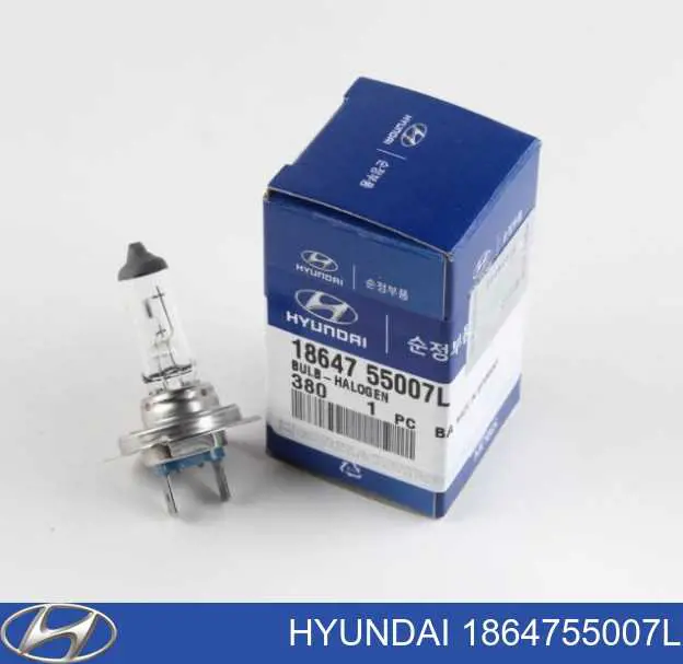 Bombilla halógena 1864755007L Hyundai/Kia