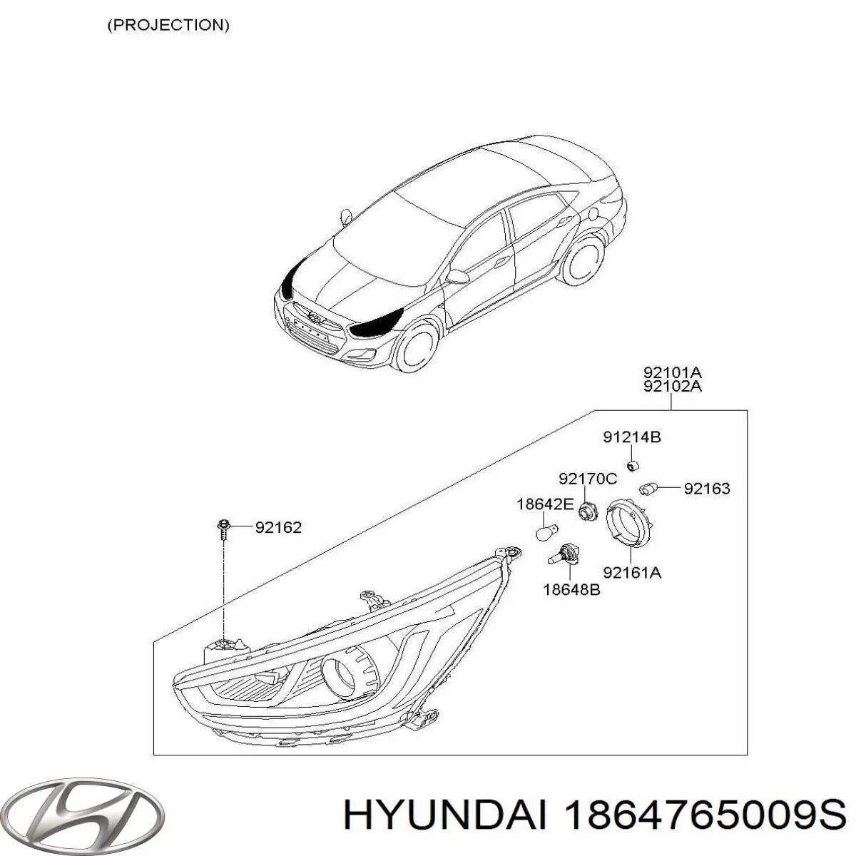 1864765009S Hyundai/Kia