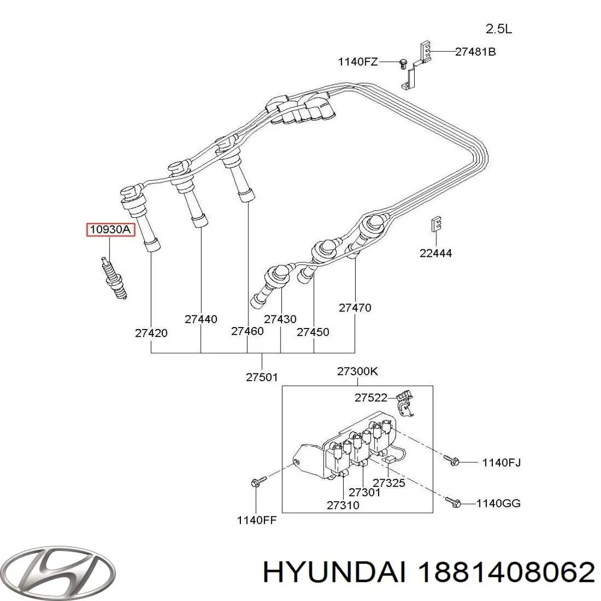 Bujía de encendido Nissan Sunny 3 N14