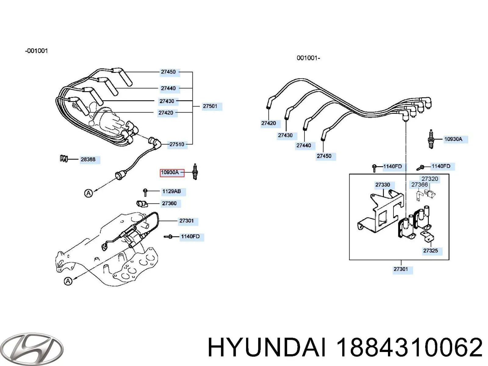 Bujías Hyundai/Kia 1884310062 precio, desde 9,76 EUR