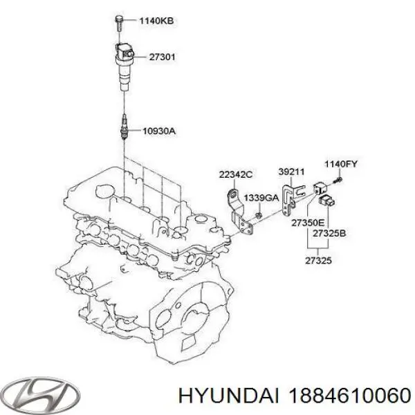 Comprar 1884610060 Hyundai/Kia Bujía de encendido
