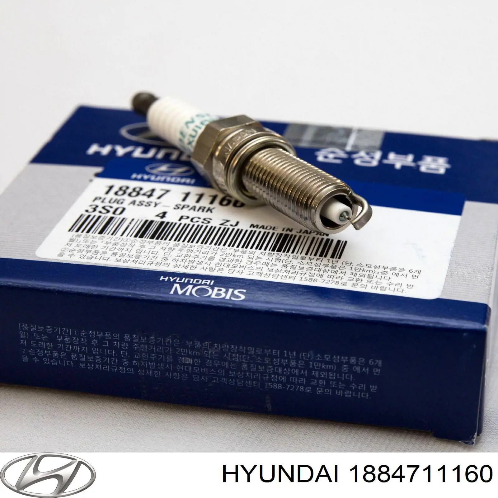 Bujía 1884711160 Hyundai/Kia