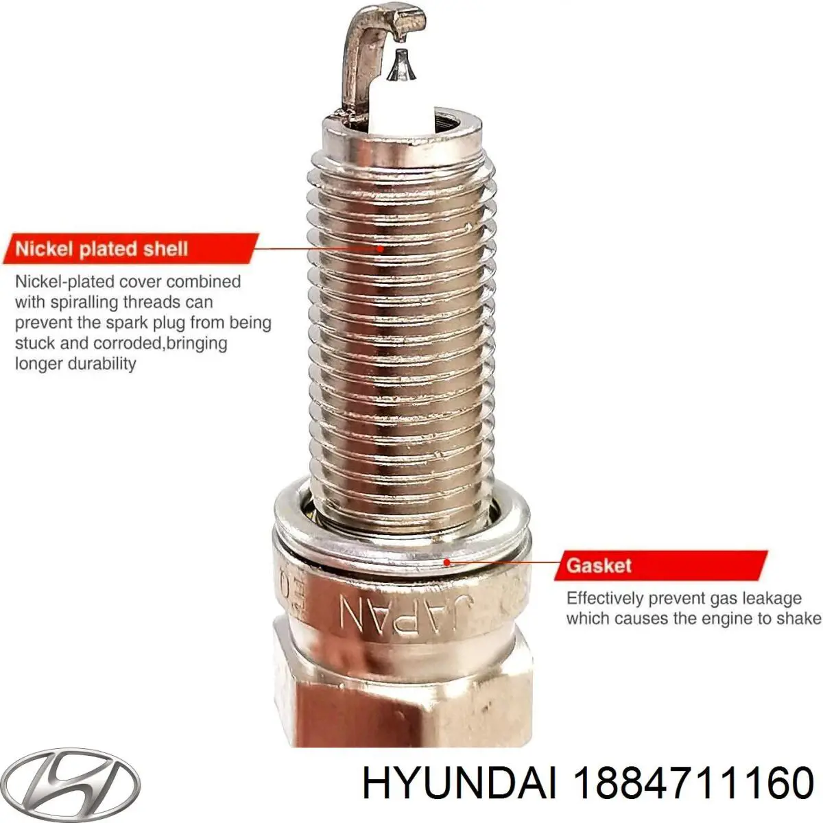 1884711160 Hyundai/Kia Bujía de ignición