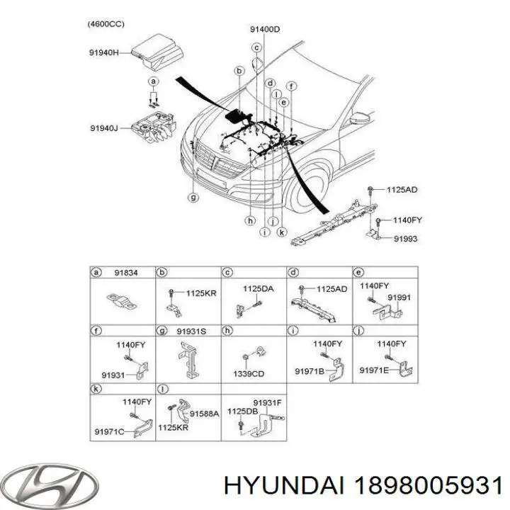 Caja de reles Hyundai/Kia 1898005931 precio, desde 23,59 USD