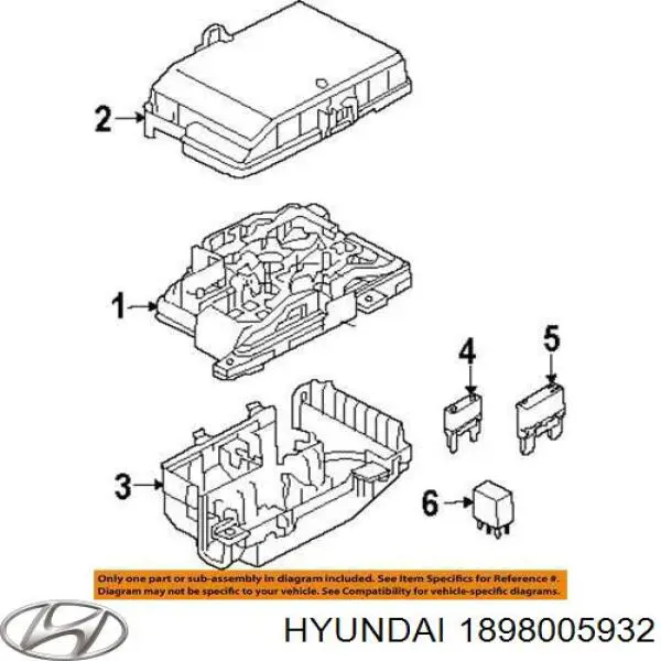 Caja de reles Hyundai/Kia 1898005932 precio, desde 13,08 EUR