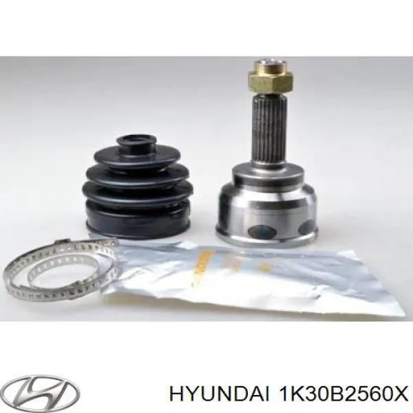 1K30B2560X Hyundai/Kia árbol de transmisión delantero izquierdo