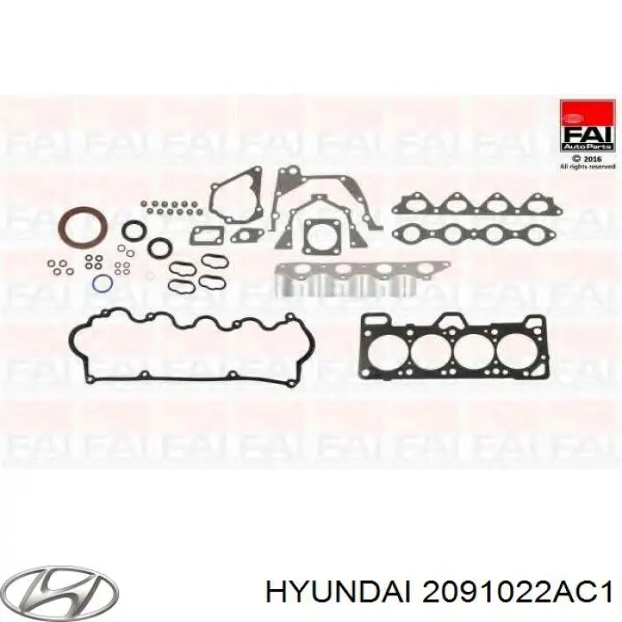 Comprar 2091022AC1 Hyundai/Kia Kit completo de juntas del motor