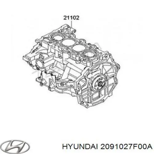 Comprar 2091027F00A Hyundai/Kia Kit completo de juntas del motor